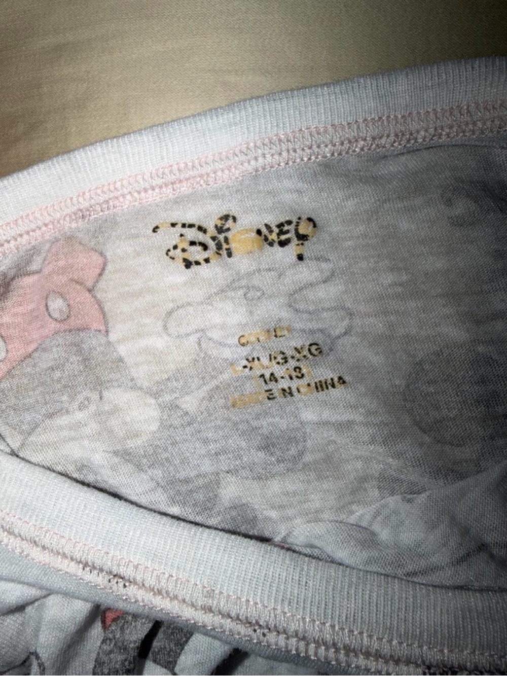 Disney Gray and Red Mickey & Minnie Comic Nightgown - Picture 2 of 2